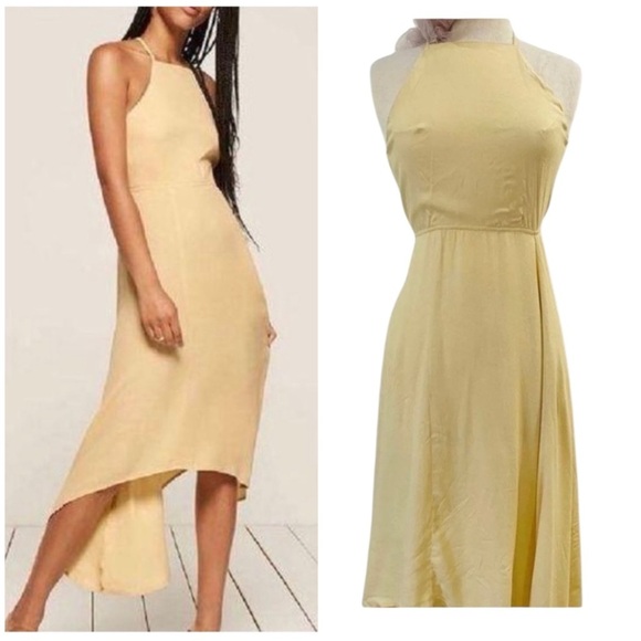 Reformation waverly dress in buttercup NEW - Picture 1 of 9
